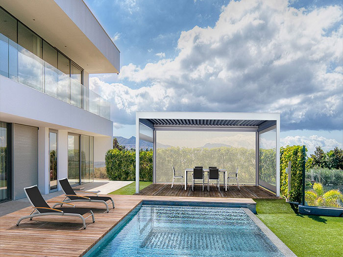 電動百葉涼亭M210