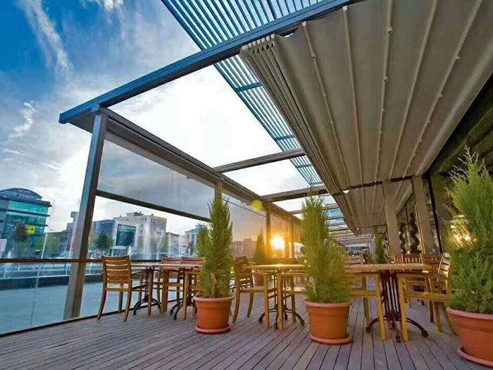 電動折疊雨棚M500