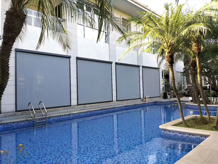 遮陽電動(dòng)防風(fēng)卷簾系統(tǒng)