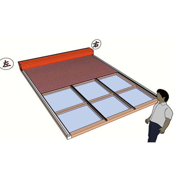 雙電機戶外鋁合金天幕電源方向辨別