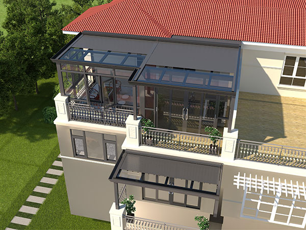 雙電機(jī)戶外鋁合金天幕